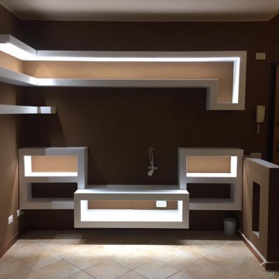 Abbassamento soffitto con il cartongesso