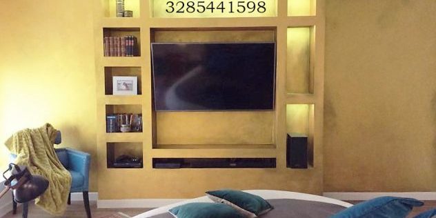 Parete tv in cartongesso