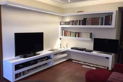 Come fissare mensole su cartongesso