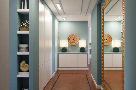 e corridoio cartongesso milano