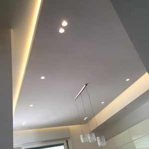 Decorazioni E Controsoffitti In Cartongesso Con Faretti Edile Cartongesso Milano